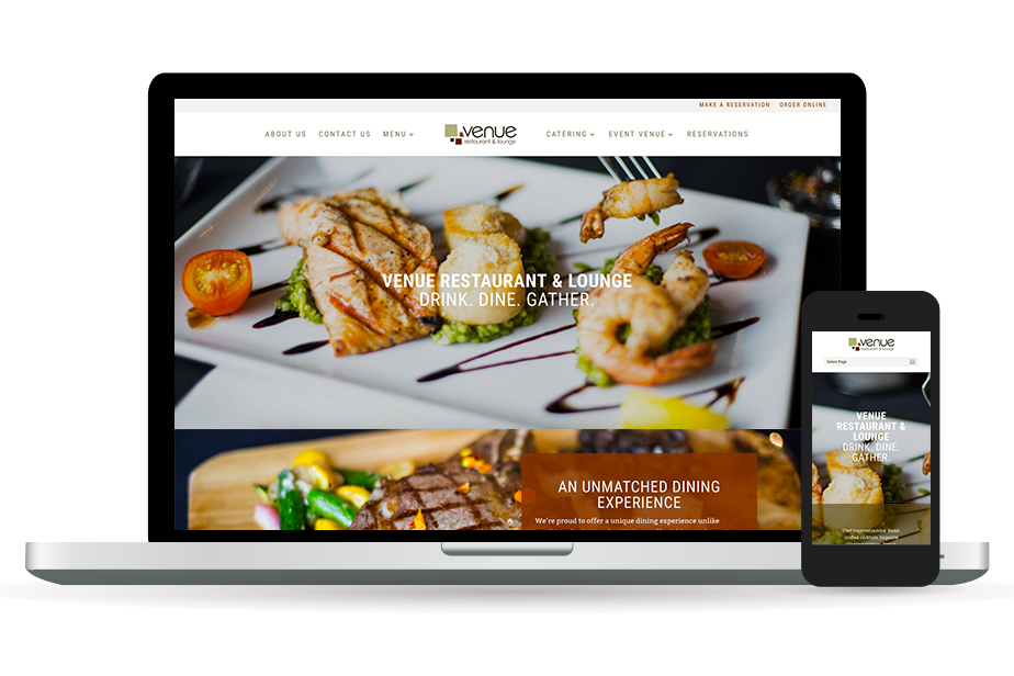 Venue Restaurant & Lounge Homepage