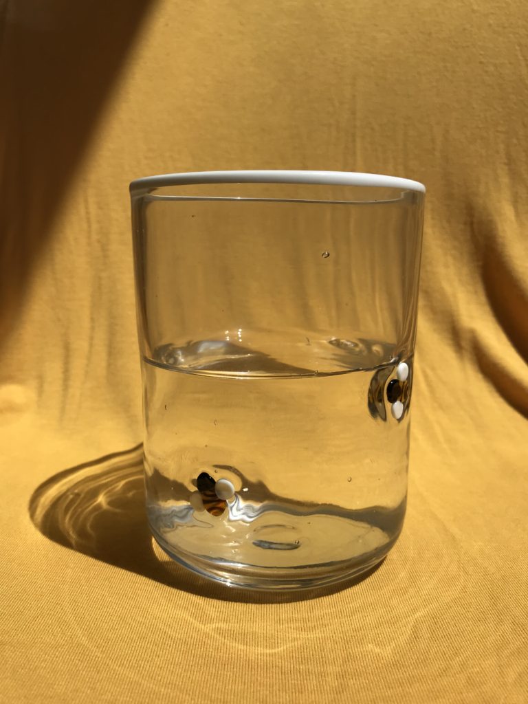 Bee Drinking Glass