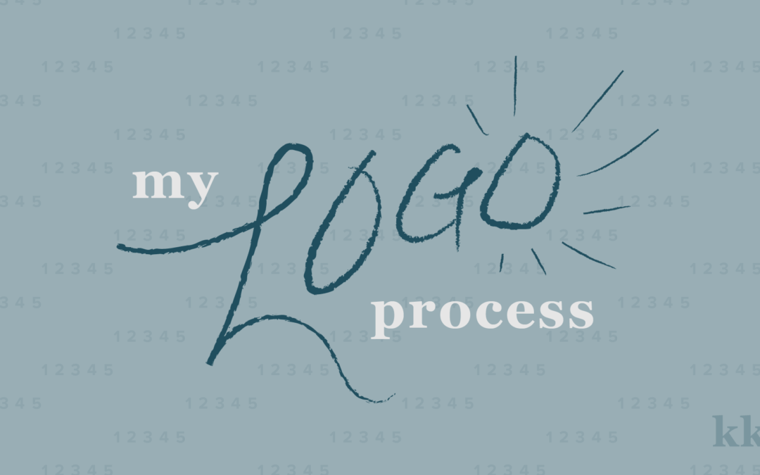 My Logo Process | Katie Kassel, Graphic & Web Designer