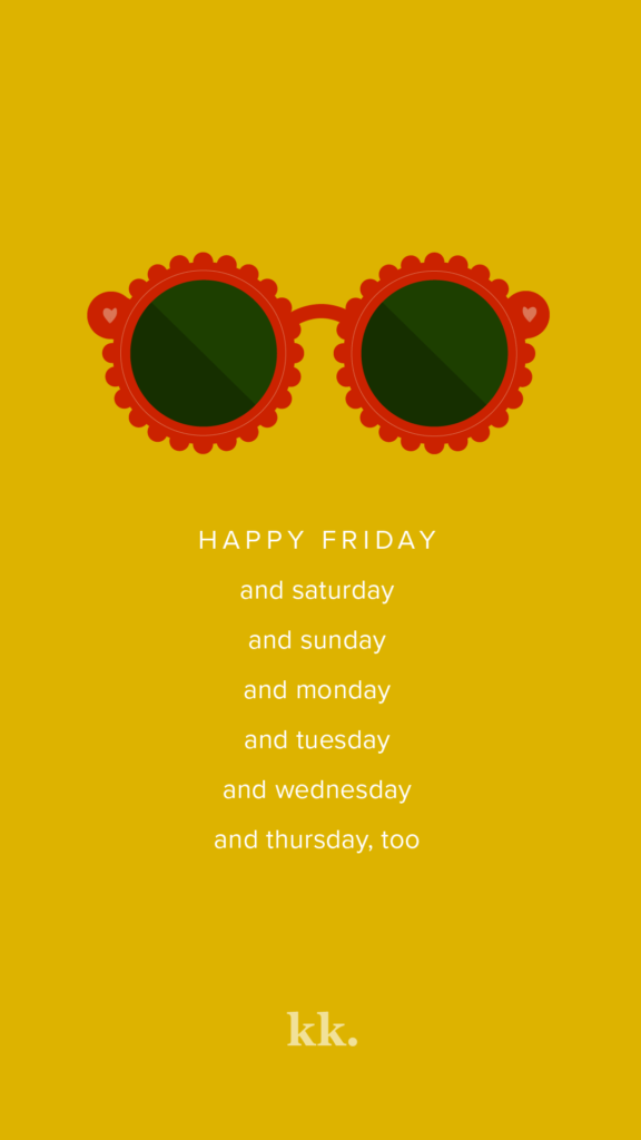 Sunglasses for Every Day of the Week | Katie Kassel, Graphic & Web Designer