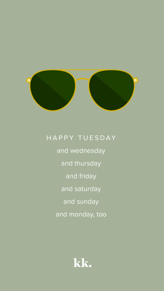 Sunglasses for Every Day of the Week | Katie Kassel, Graphic & Web Designer