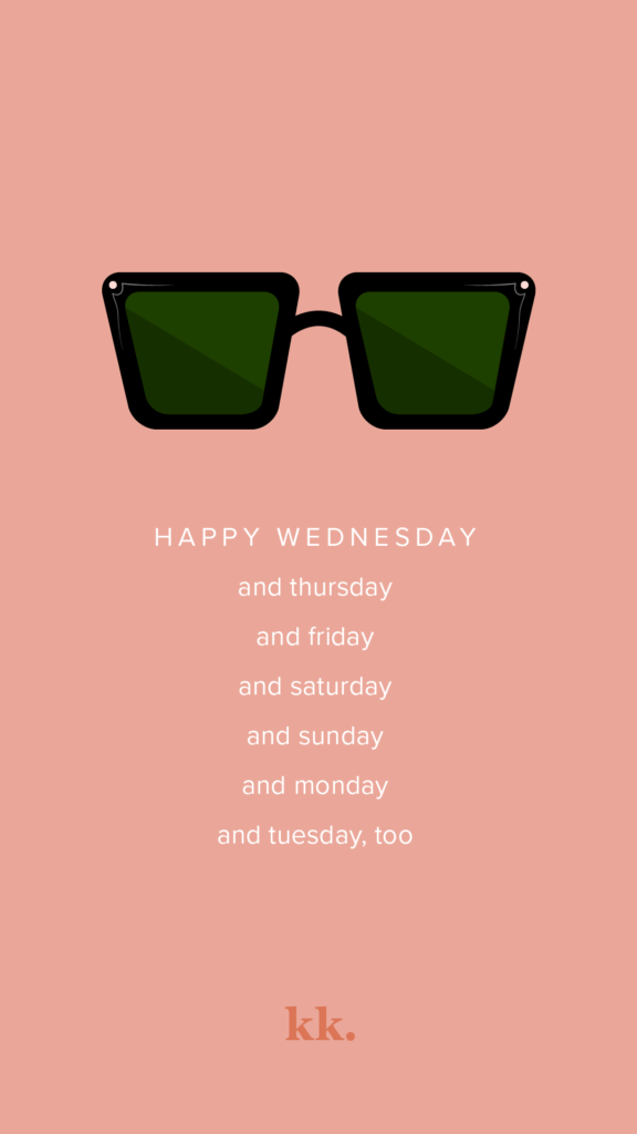 Sunglasses for Every Day of the Week | Katie Kassel, Graphic & Web Designer