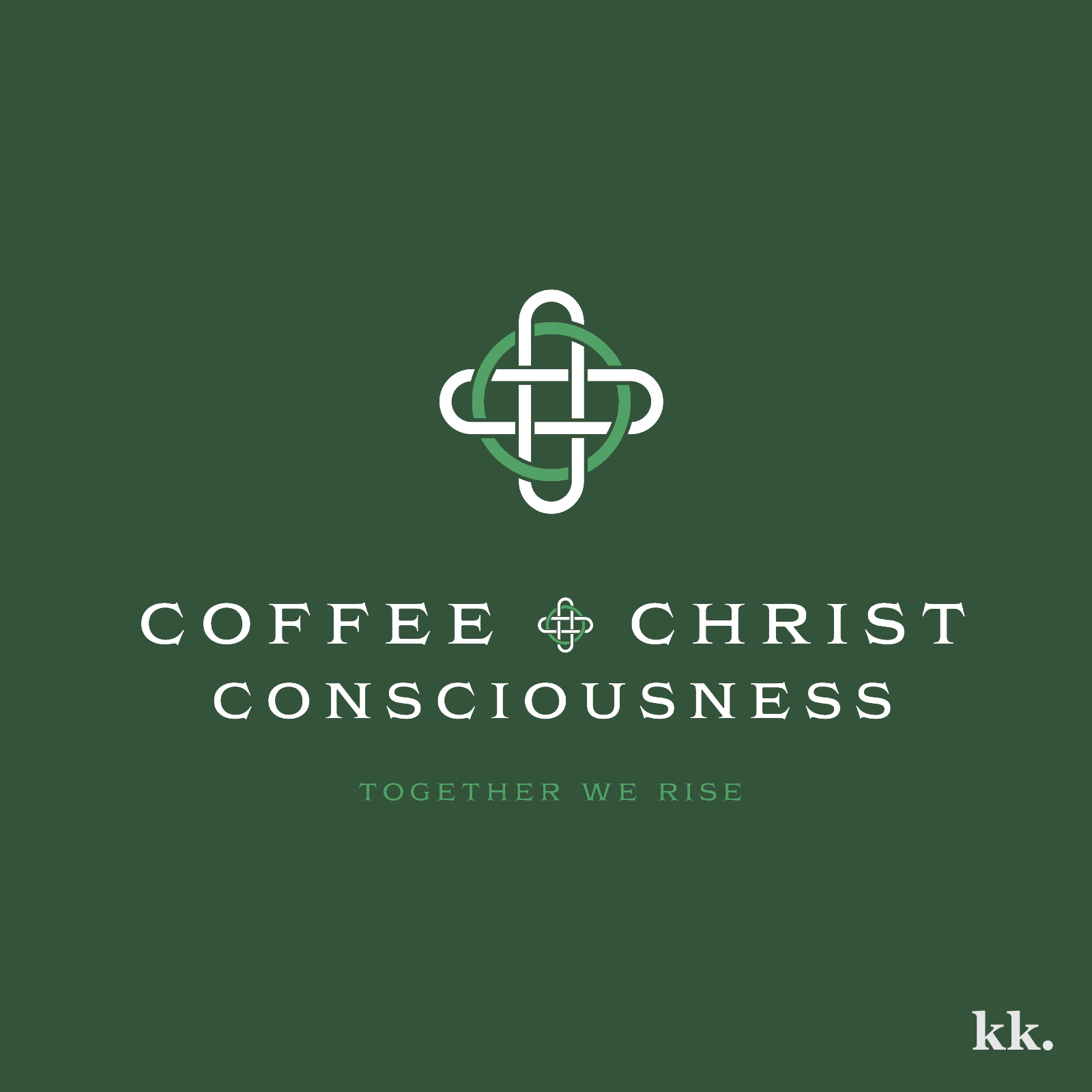 Coffee & Christ Consciousness Logo | Katie Kassel, Kassel Creative