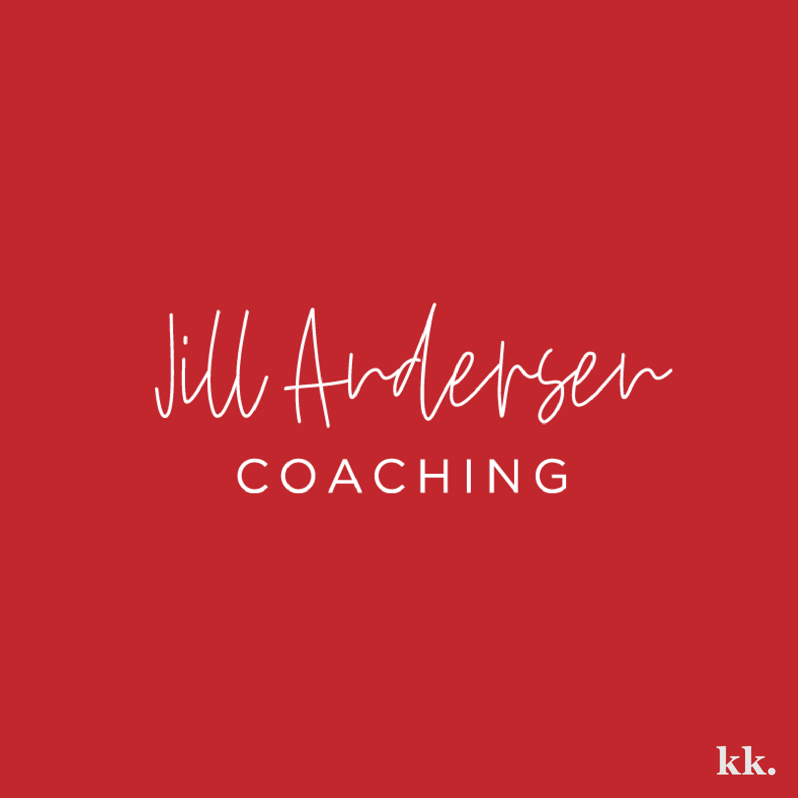 Jill Andersen Coaching Logo | Katie Kassel, Kassel Creative